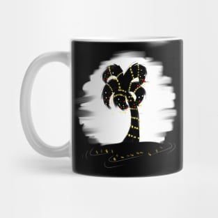 Christmas Palms - Black Horizon Mug